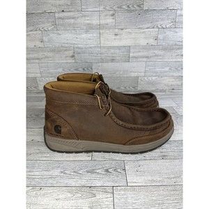 Carhartt Men's 4" Lightweight Soft Toe Wedge Chukka Bootie Size 8 Dark Bison GUC